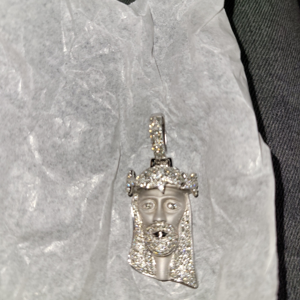 Jesus diamond  necklace